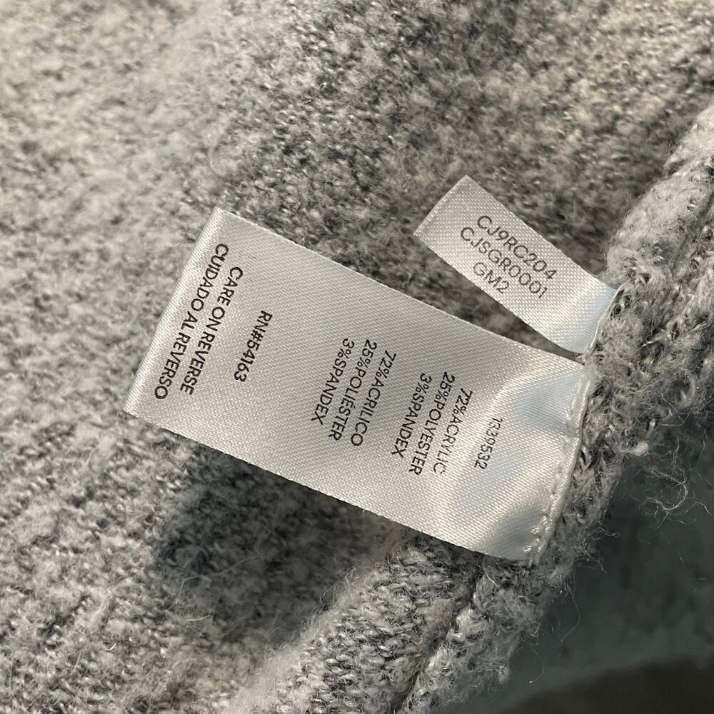 Calvin‎ Klein Jeans Open Front Heather Grey Cardigan Size Medium - Picture 6 of 6